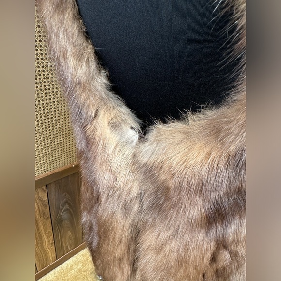 JERRY SORBARA NEW YORK DESIGNER RUSSIAN SABLE FUR VEST JACKET COAT SMALL 2 - 4 - Picture 13 of 13